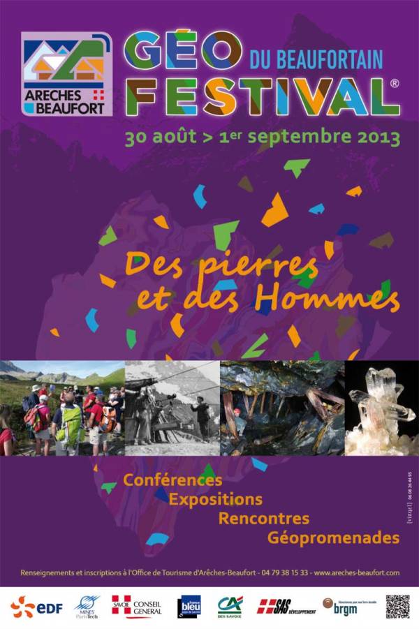 Affiche du Géofestival Beaufortain 2013
